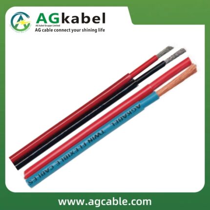 Parallel Twin Flexible Cables(battery cables) 0.6/4kV