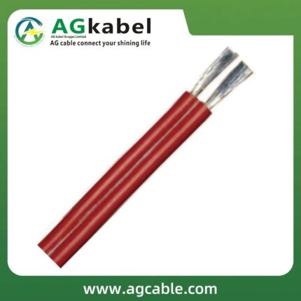 Heat-resistant cables SiFZw silicone twin cable halogen-free