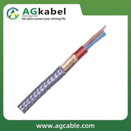 Heat-resistant cables SiHF-P steel wire braid silicone multi core cable halogen-free