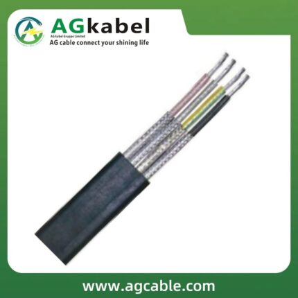 Flat and round cables for festoon systemsGFLCGou-J-Cu-screened neoprene flat cable