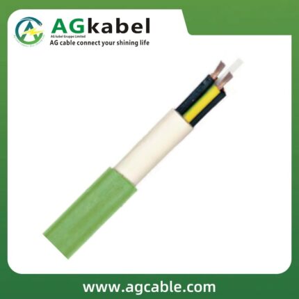 Power cables 0.6/1 kV(N)YY-JZ-RF green or black jacket